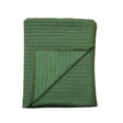 Alicia Adams Alpaca Rib Throw in Evergreen at Fig Linens and Home