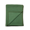 Alicia Adams Alpaca Rib Throw in Evergreen at Fig Linens and Home