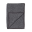 Alicia Adams Alpaca Rib Throw in Charcoal at Fig Linens and Home