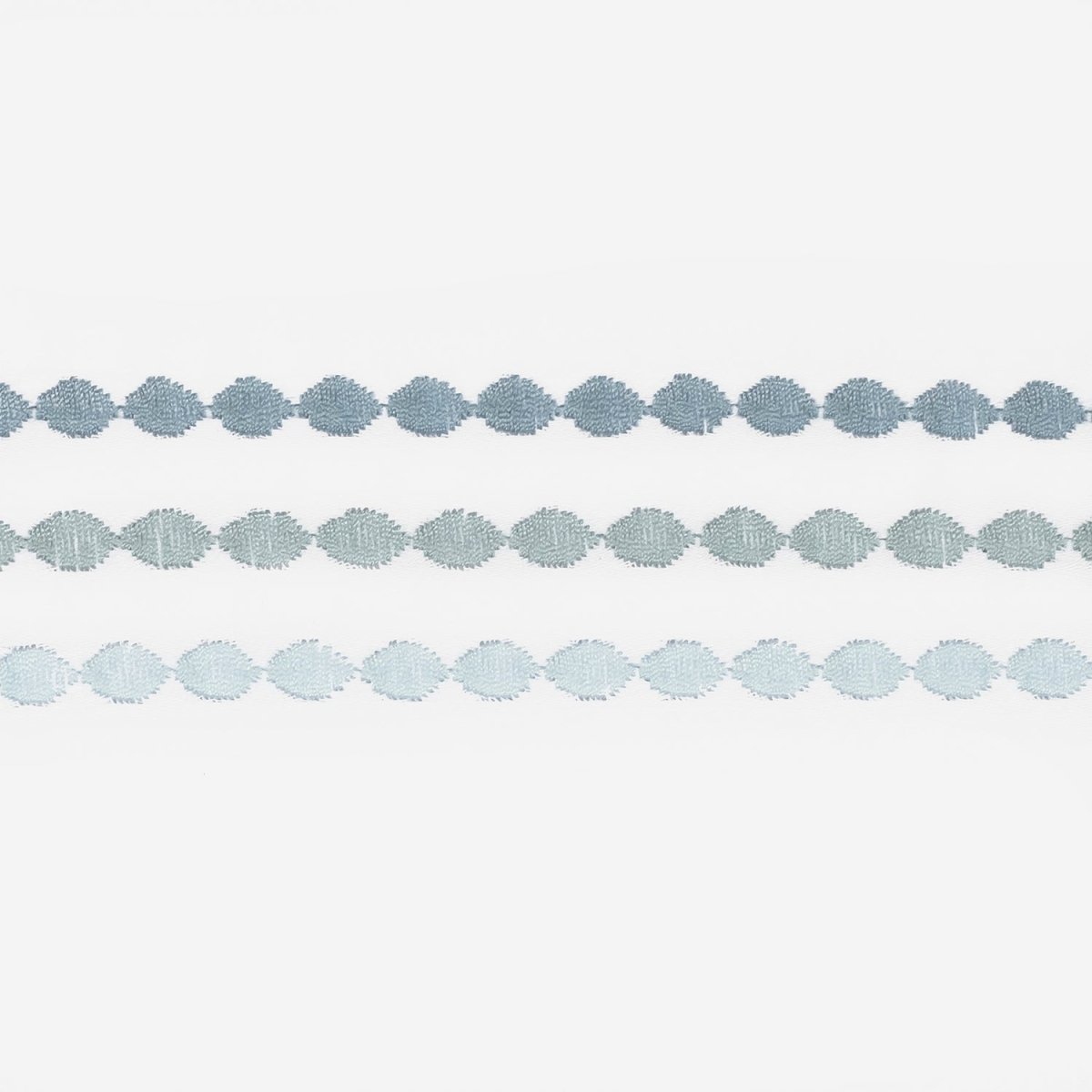 Matouk Amara Triple Pearl Boudoir Sham 12 x 16, 1.5" flange Hazy Pool - Fig Linens and Home