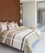 Hugo Boss Home Loomis Pillow Sham | Yves Delorme at Fig Linens and Home - Lifestyle View
