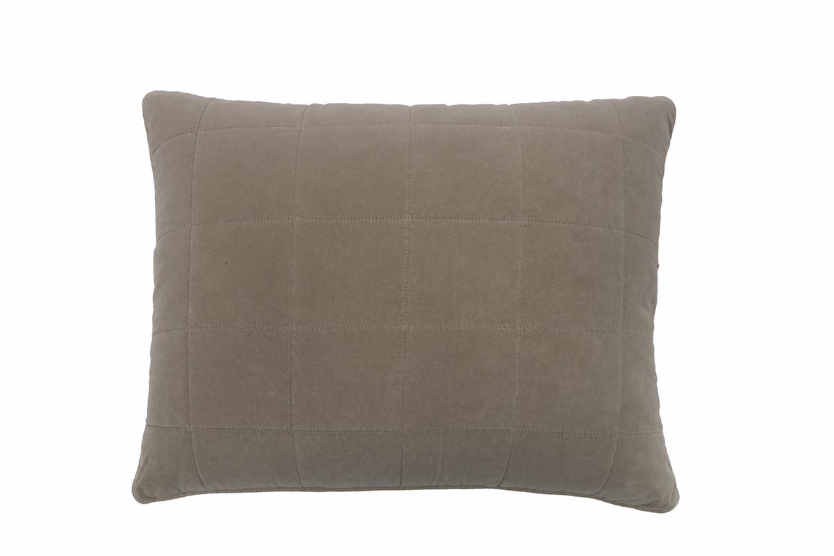 Amsterdam Taupe Big Pillow by Pom Pom at Home | Fig Linens and Home