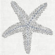 Silver Starfish Roma Terry Cloth Guest Towels by Anali (Set of 2)