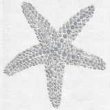Silver Starfish Roma Terry Cloth Guest Towels by Anali (Set of 2)