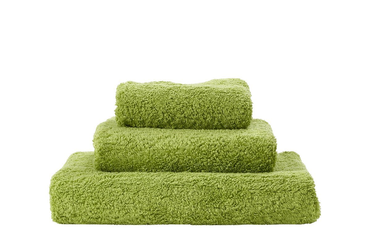Abyss Super Pile Apple Green Towels - Fig Linens
