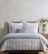 Aran Duvet Set Blue by Ann Gish at Fig Linens and Home