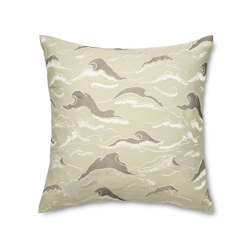 Aranami Square Pillow by Ann Gish | Ann Gish x The Met Collection at Fig Linens and Home