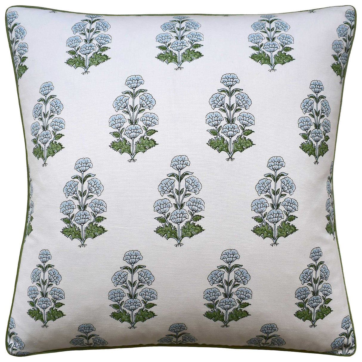 Audrey Blue Decorative Pillow by Ryan Studio from Thibaut Fabric at Fig Linens and Home