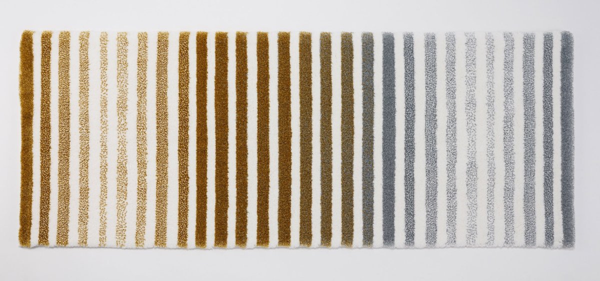 Solo Barns 23x63 Ivory 103 Bath Rug by Abyss at Fig Linens and Home