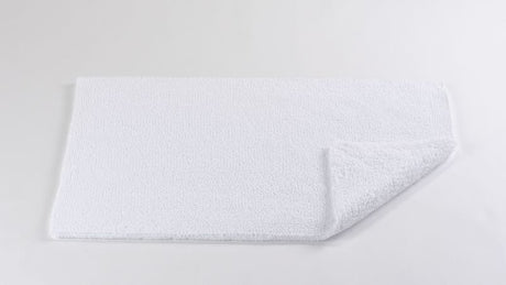 Folded Bay 27x55 White 100 Bath Rug by Abyss at Fig Linens and Home