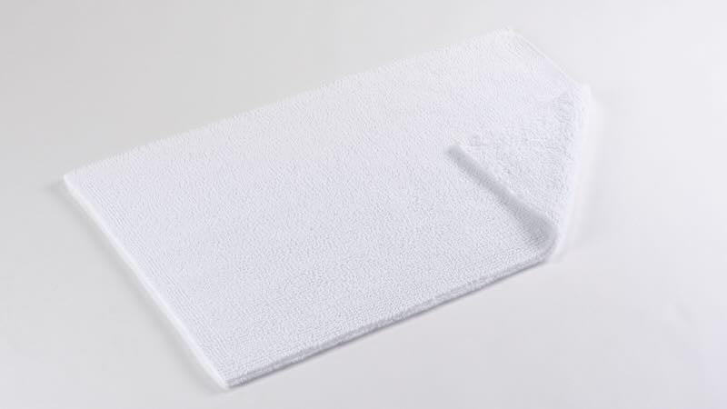 Angle Bay 20x31 White 100 Bath Rug by Abyss at Fig Linens and Home