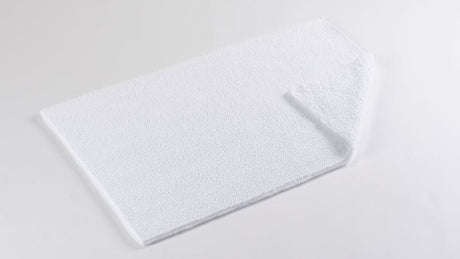 Angle Bay 23x39 White 100 Bath Rug by Abyss at Fig Linens and Home