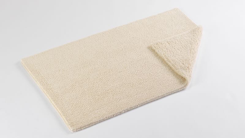 Angle Bay 27x55 Ecru 101 Bath Rug by Abyss at Fig Linens and Home