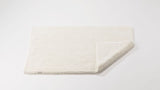 Folded Bay 27x55 Ivory 103 Bath Rug by Abyss at Fig Linens and Home