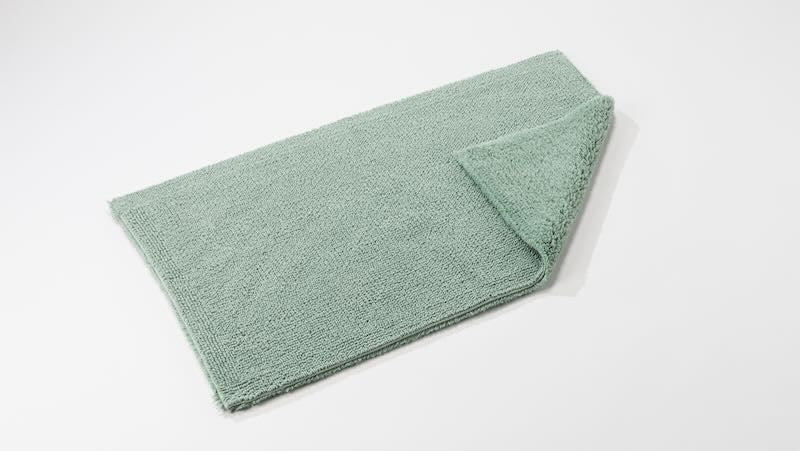Angle Bay 27x55 Aqua 210 Bath Rug by Abyss at Fig Linens and Home