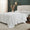 Ultima Organic Cotton Blanket by Orchids Lux Home - King White Bed Cover at Fig Linens and Home