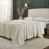 Ultima Organic Cotton Blanket by Orchids Lux Home - King Sand Bed Cover at Fig Linens and Home