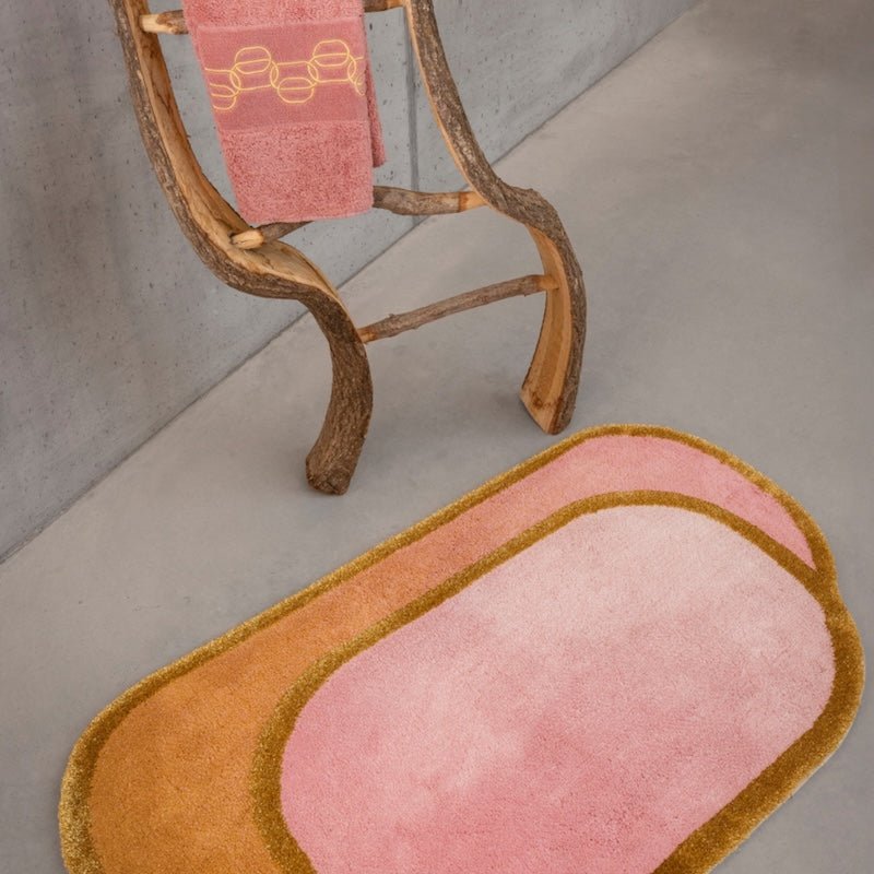 Abyss Habidecor Bathroom Rug - Boudoir 27x47 Gold 800 | Giza Cotton Bath Rug - Fig Linens and Home 3