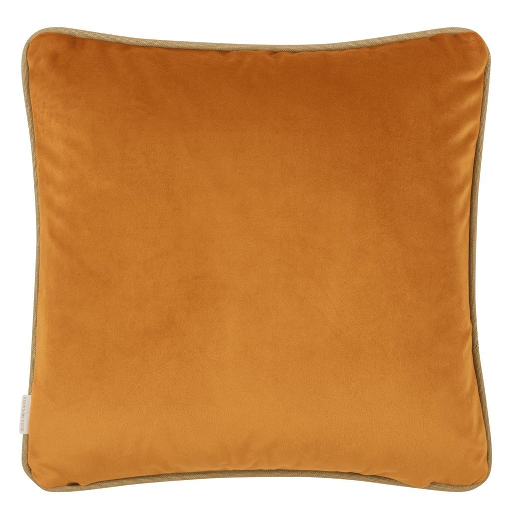 Back - Corda Sienna Decorative Pillow by Designers Guild | Fig Linens