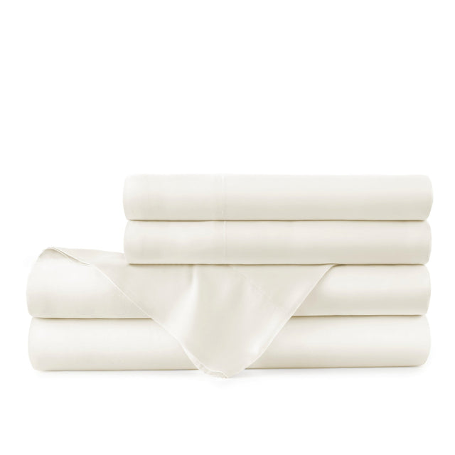 Urban Bamboo Sheet Set in Cream - Lili Alessandra Bedding at Fig Linens and Home