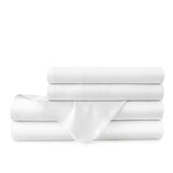 Urban Bamboo Sheet Set in White - Lili Alessandra Bedding at Fig Linens and Home