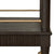 Bar Cart Tray View - Dublin Espresso Oak Bar Cart by Worlds Away at Fig Linens and Home
