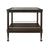 Bar Cart Front View - Dublin Espresso Oak Bar Cart by Worlds Away at Fig Linens and Home
