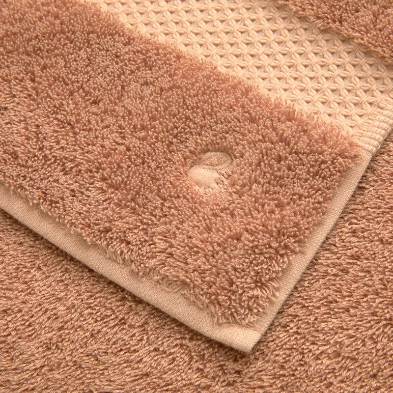 Detail of Towels - Yves Delorme Etoile Sienna Cotton Modal - Organic Terry Cloth Bath Towels 