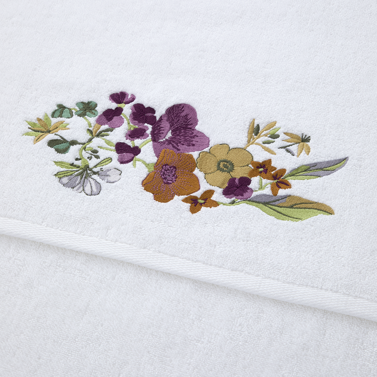 Fleurs Towels by Yves Delorme