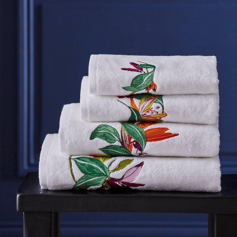Yves Delorme Bath Towels - Parfum Organic Cotton and Modal Terrycloth Towels at Fig Linens and Home