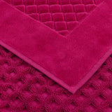 Yves Delorme Etoile Fushia Bath Mat | Tub Mats at Fig Linens and Home - 2
