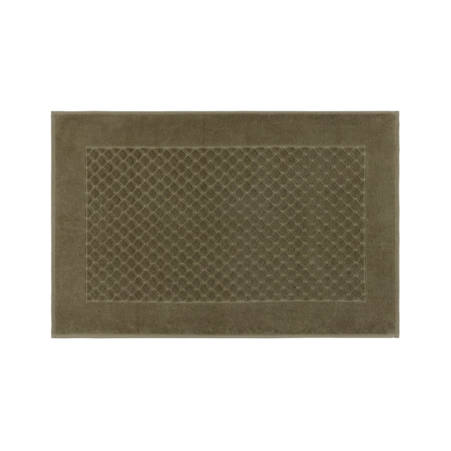 Bath Tub Mat - Etoile Kaki Bath Mat at Fig Linens and Home 1
