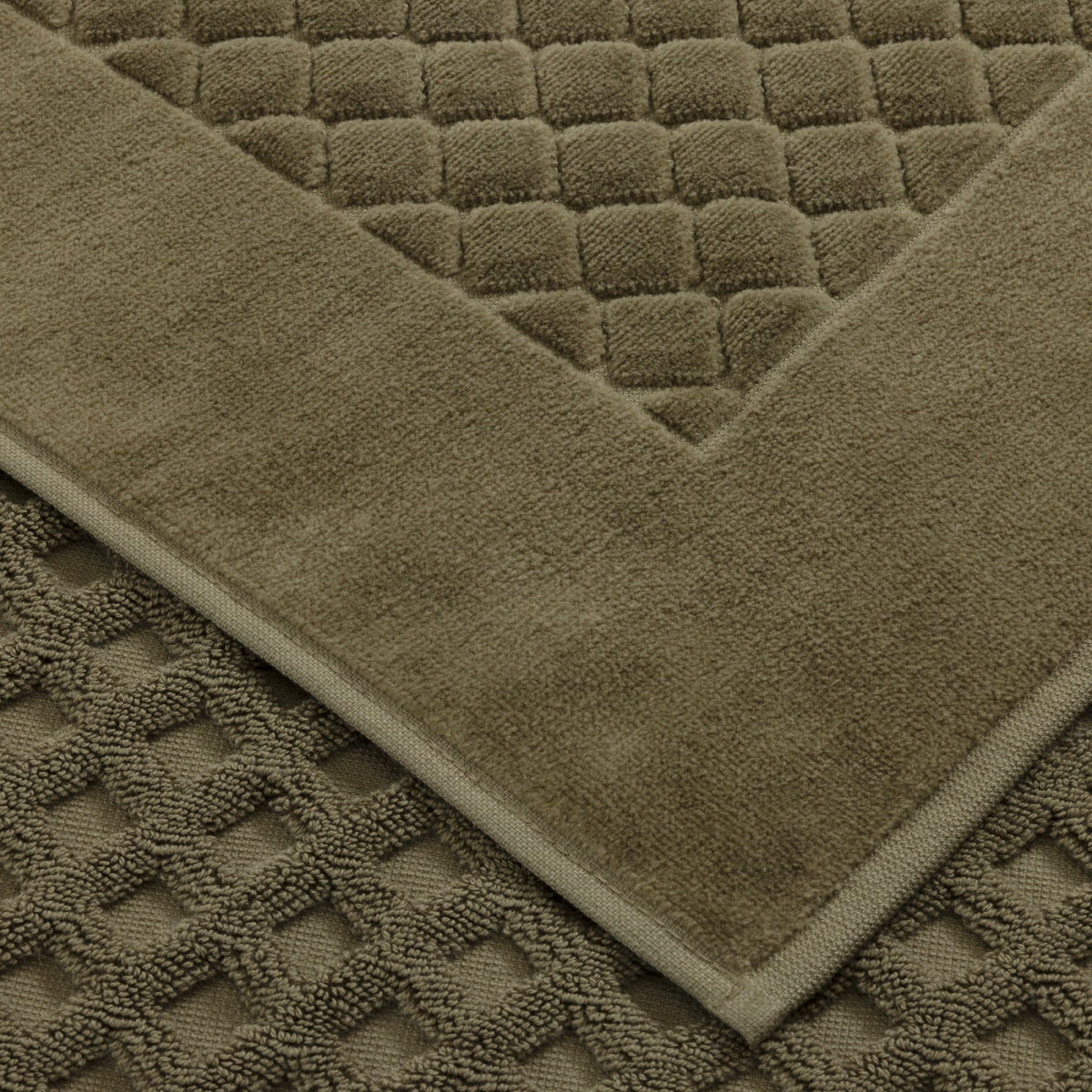 Bath Tub Mat - Etoile Kaki Bath Mat at Fig Linens and Home 2