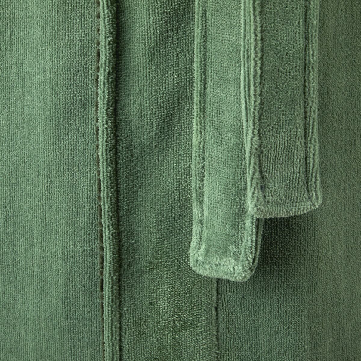 Yves Delorme Hugo Boss Double B Cypres Shawl Collar Bathrobe (Men's) by Yves Delorme - Shawl Collar Bathrobe (Men's) Medium Double B Cypres at FIG LINENS AND HOME - 5