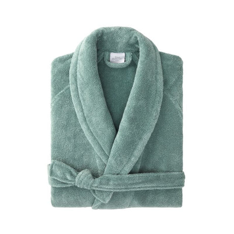Folded vEtoile Fjord Unisex Robe by Yves Delorme at Fig Linens and Home