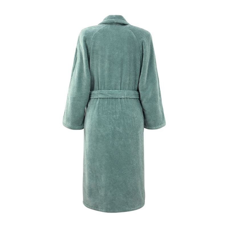 Back Etoile Fjord Unisex Robe by Yves Delorme at Fig Linens and Home