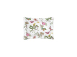 Baudin Butterfly Boudoir Sham 12 x 16, 1" flange Pink | Matouk Schumacher at Fig Linens and Home