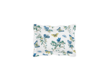 Baudin Butterfly Boudoir Sham 12 x 16, 1" flange Prussian Blue | Matouk Schumacher at Fig Linens and Home