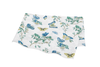 Baudin Butterfly King Flat 114 x 112 Prussian Blue | Matouk Schumacher at Fig Linens and Home