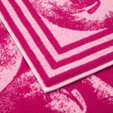 K Apple Pink Jacquard Beach Towel by Kenzo Paris