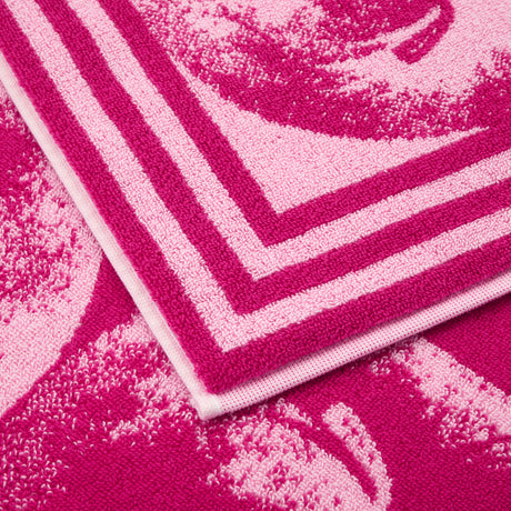 K Apple Pink Jacquard Beach Towel by Kenzo Paris