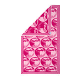 K Apple Pink Jacquard Beach Towel by Kenzo Paris