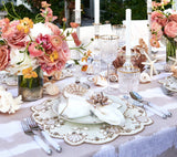 Beachcomber Napkins in White & Natural Set of 4 by Kim Seybert at Fig Linens and Home 3