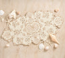 Beachcomber Table Runner in Natural, Ivory & Gold by Kim Seybert at Fig Linens and Home 2