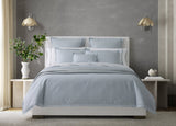 Catarina Hazy Blue Bedding | Matouk Schumacher at Fig Linens and Home