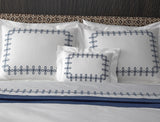 Gordian Knot Percale Bedding by Matouk at Fig Linens and Home - Pillow Shams View