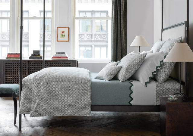 Laksha Duvet Covers by Matouk Schumacher at Fig Linens and Home - Lifestyle 1