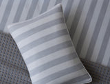 Lana Stripe Silver Sham by Matouk