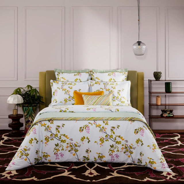Yves Delorme Luciole Organic Cotton Bedding - Sheets, Duvets, Shams at Fig Linens & Home Lifestyle 1