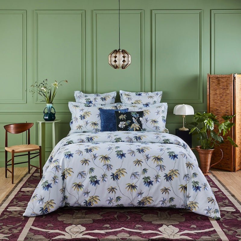 Tropical Bedding by Yves Delorme | Organic Cotton Duvet Covers and Bed Sheets at Fig Linens and Home